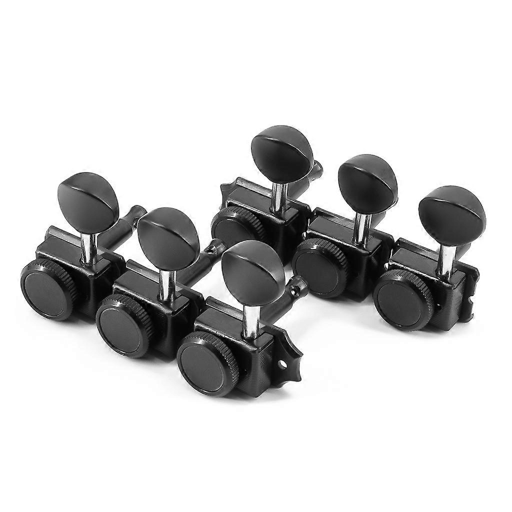 6 inline Vintage Style Guitar Locking Tuners Lock String Tunings Key Pegs