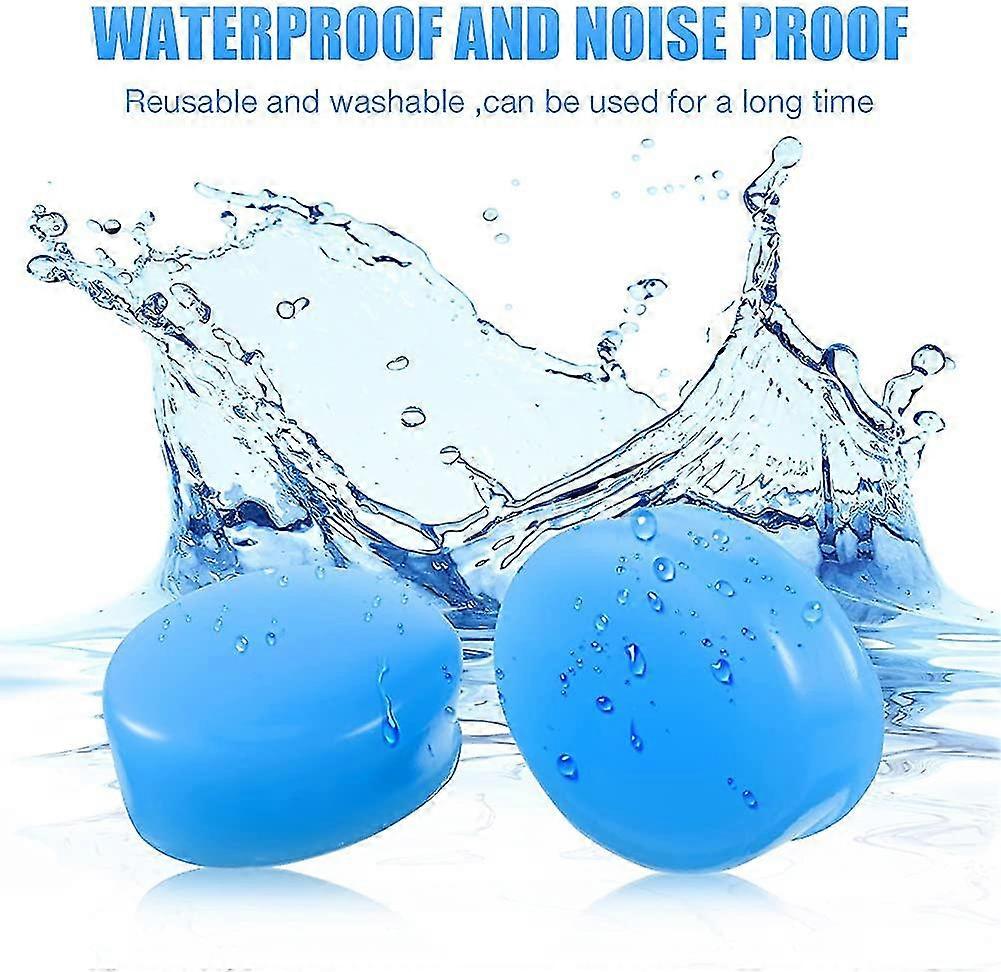14 Pairs Ear Plugs For Sleeping Soft Reusable Moldable Silicone Earplugs Gel Ear