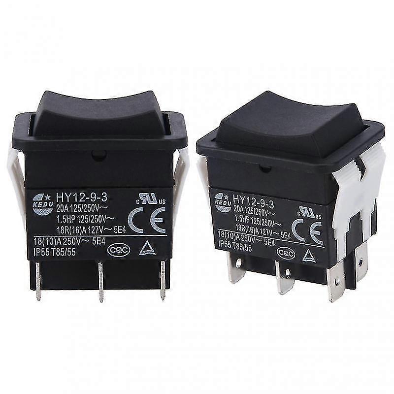 Compatible Hy12-9-3 Easy Install Arc Small On Off Push Button Safe Rocker Switch Industrial