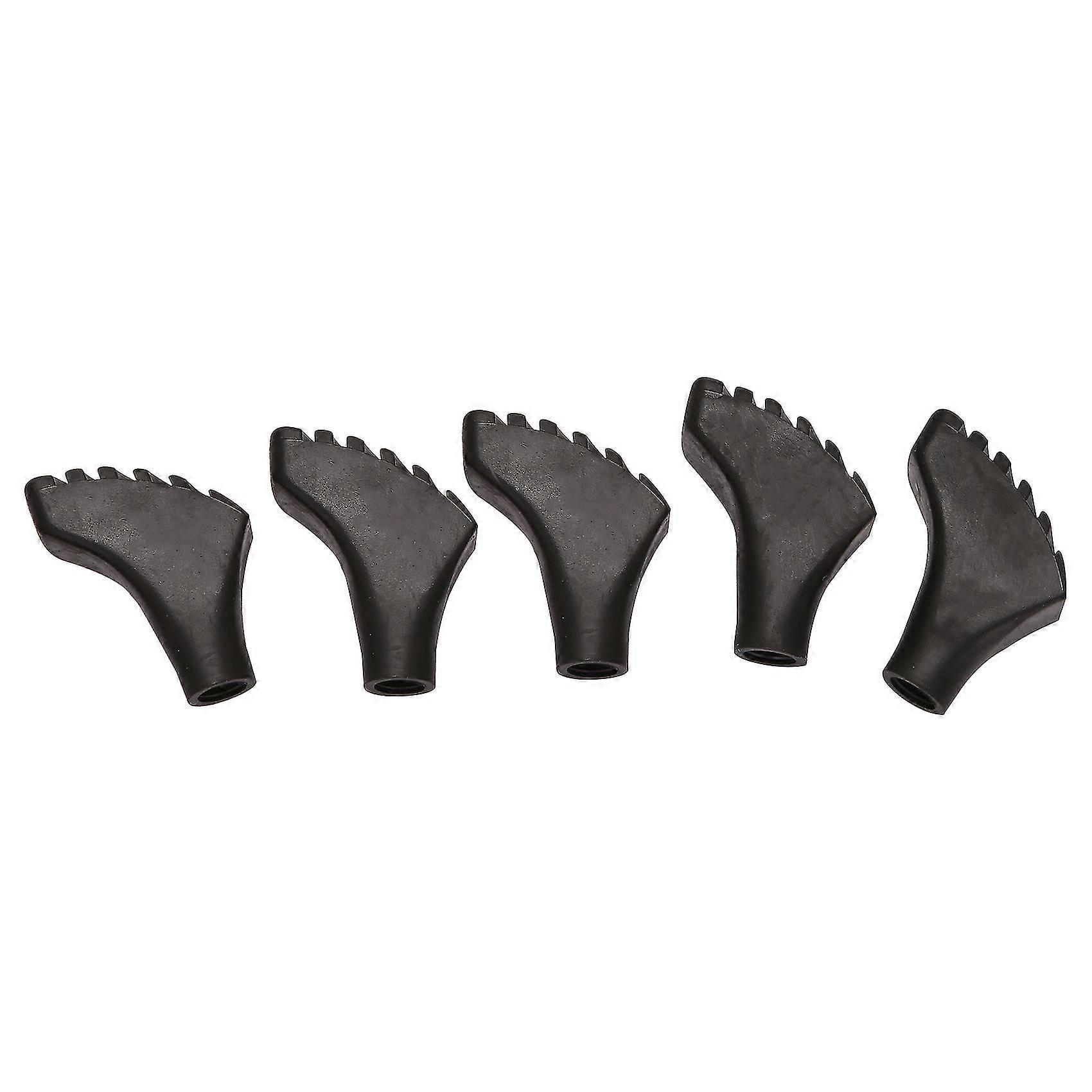 Four Pack Of Extra Durable Rubber Replacement Tips (replacement Feet/caps) For Trekking Poles - Fit