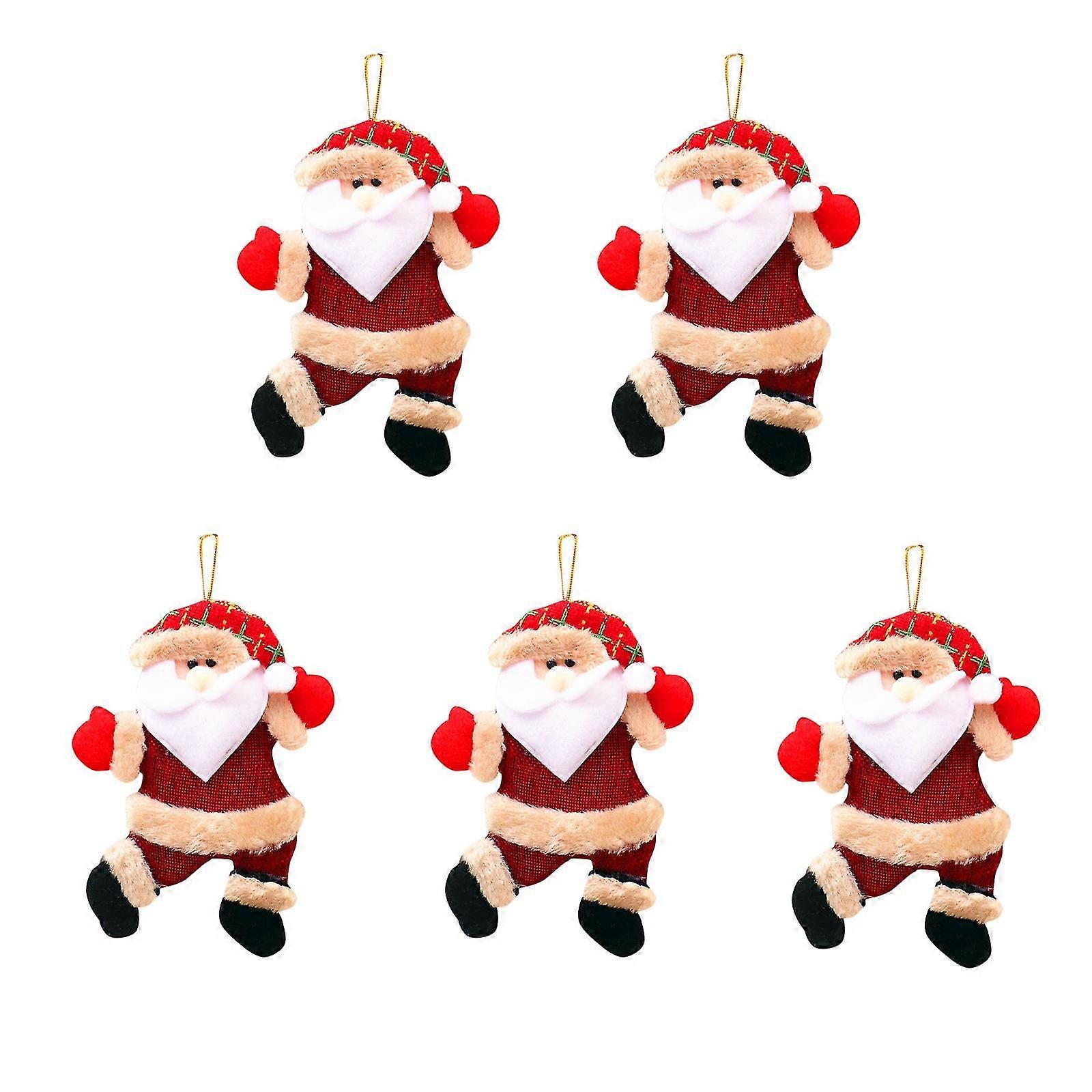 زينة عيد الميلاد عيد الميلاد الغزلان رجل الثلج زينة شجرة عيد الميلاد