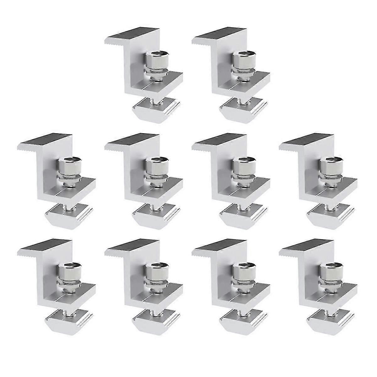 Solar Panel Adjustable Bracket Clamp PV Bracket Mounting Clip Solar End Clamp 30mm for Fixing Solar Panel