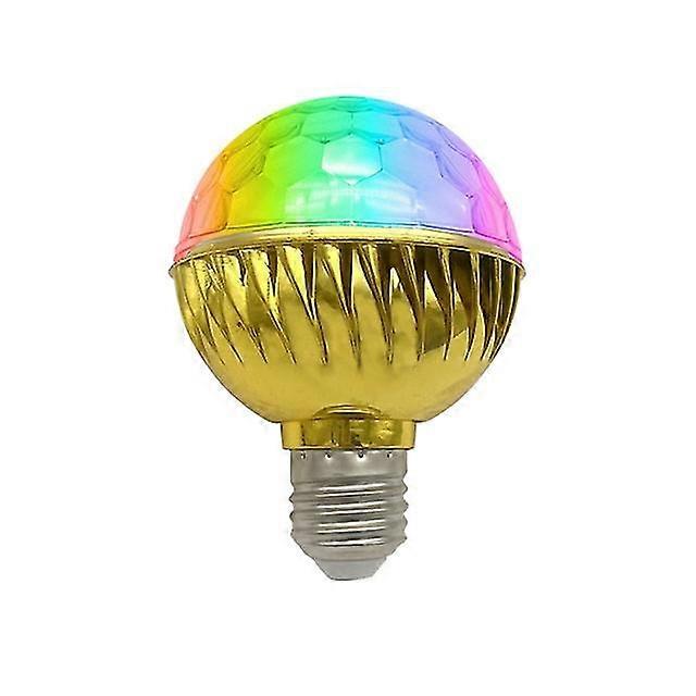 2pcs E27 Disco Bulb 360 Degree Rotating Magic Ball Led Stage Light