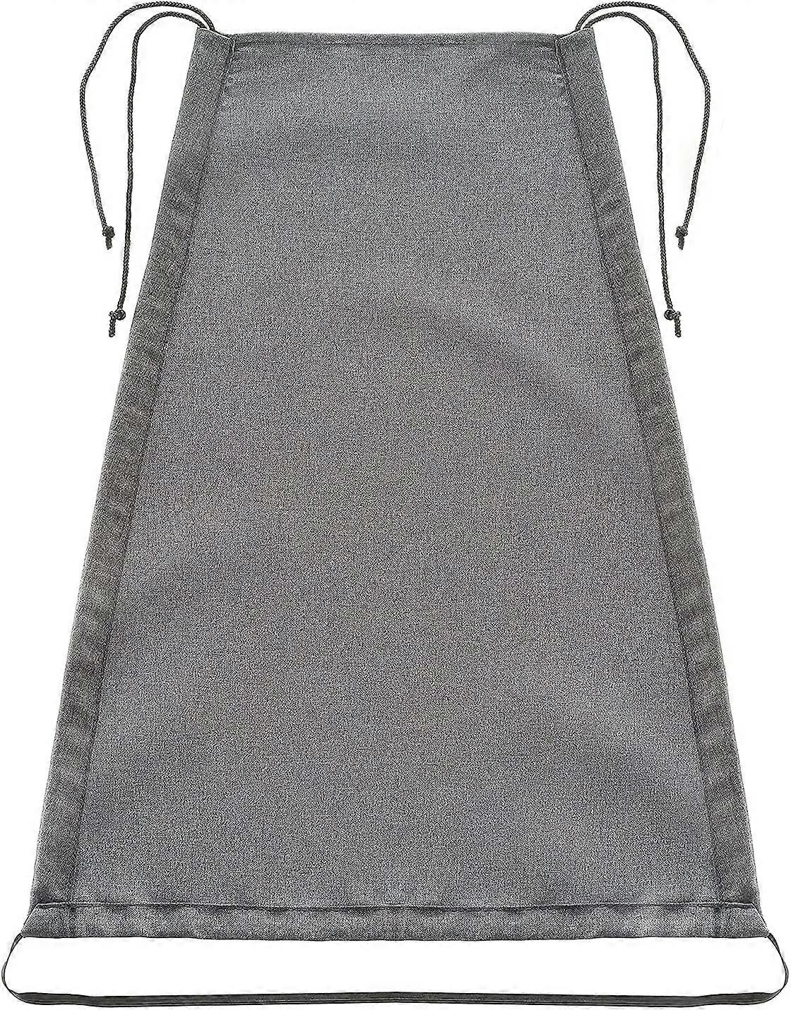 Universal Stroller Sun Shade - Tear Resistant Pram Canopy, 50+ UV Protection Coating, Adjustable Blind Function - Heather Gray