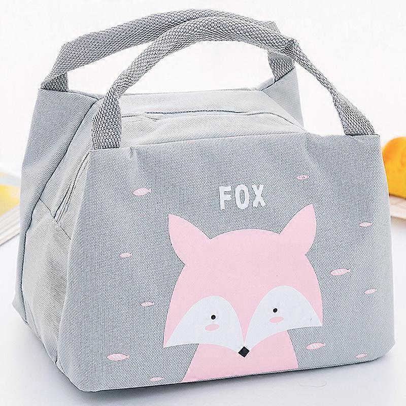 Lady Kid Portable Insulated Lunch Bag Box Picnic Tote Pack