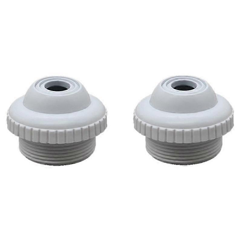 2Pcs Swimming Pool Spa Return Jet Fitting Massage Nozzle Inlet Outlet Bath Tub Nozzle with Adjustab