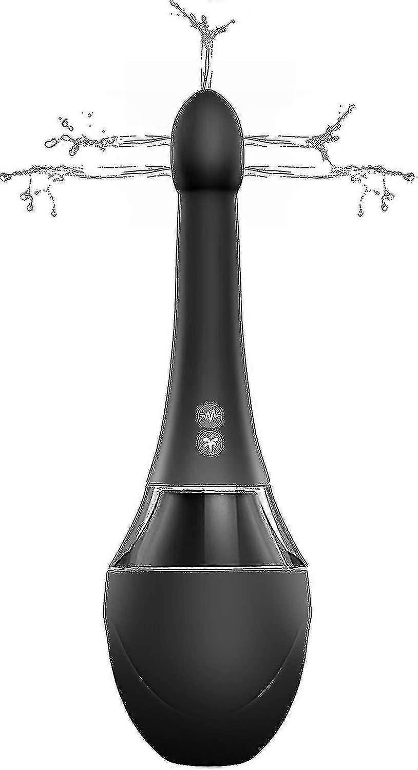 נורת חוקן חשמלית אוטומטית עם 7 מצבי V ו -3 מהירויות, אנטי זרימה אחורית סיליקון שטיפה אנאלי לגברים נשים מגבלה לשימוש חוזר