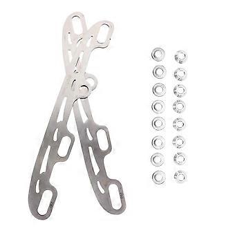 1 Set Skating Replacement Blades Skating Shoe Blades Metal Skating Blades