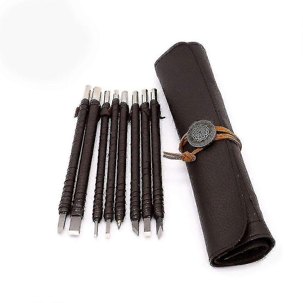 8pcs/set التنغستن سبائك الصلب النقش أدوات مهنية للمبتدئين والنقاشين