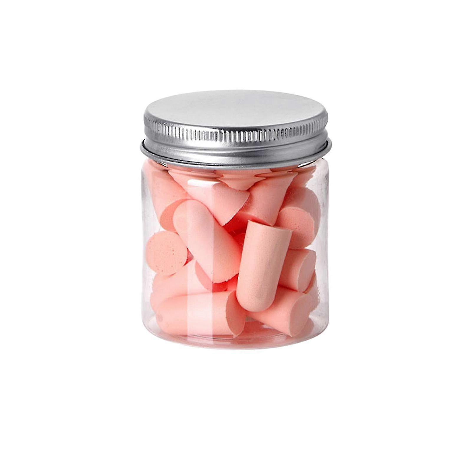 24/60/120pcs Noise Cancelling Work Slow Rebound For Sleeping Ear Plugs With Case