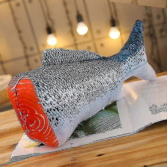 20-40cm Creative Simulation Crucian Carp Grass Fish Grass Carp Salted Fish Plush Toy Cute Cartoon Cat Plush Pillow Toy Gift