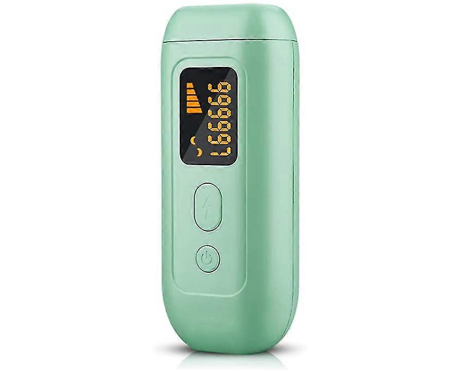 Painless and Permanent IPL Hair Removal 990,000 Flashes / LCD Screen / 5 Power Levels / 2 Flash Modes(Green)