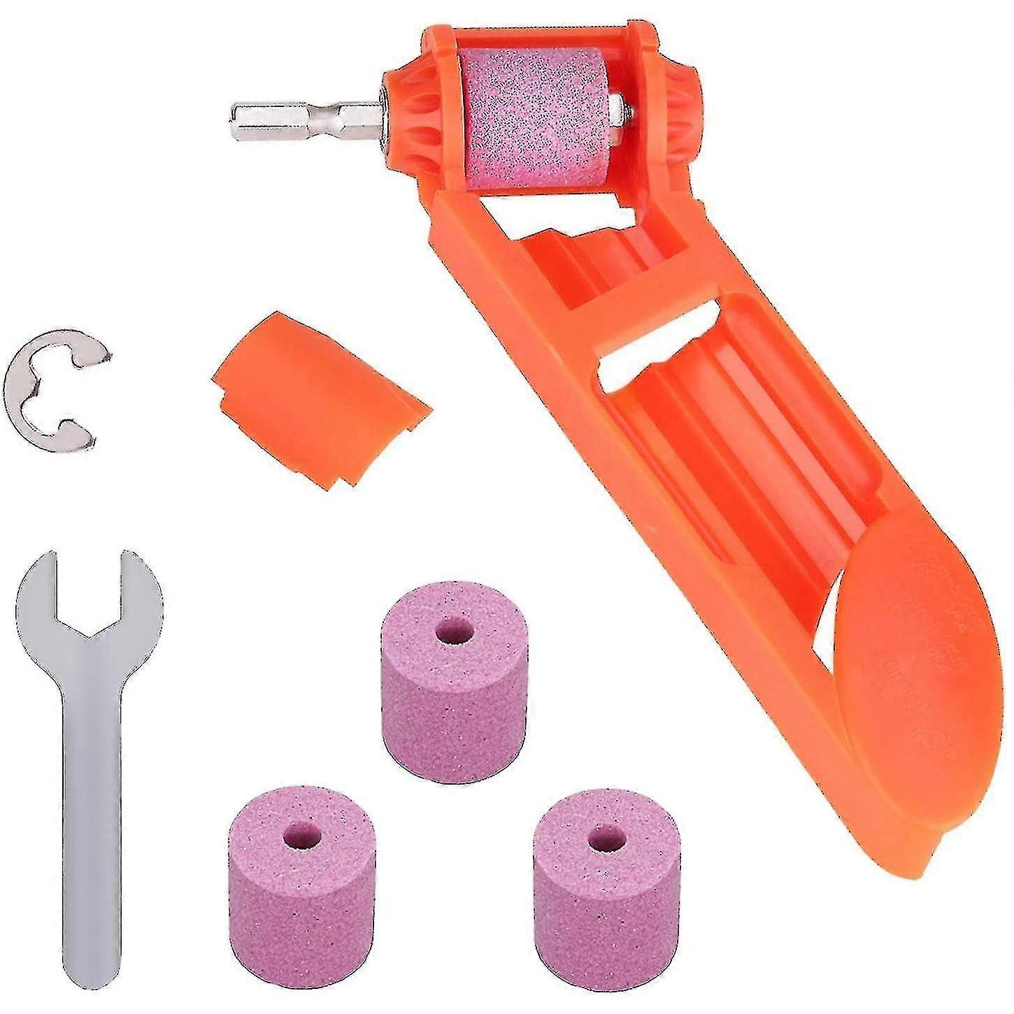Drill Sharpener Portable Diamond Drill Sharpening Tool Corundum Grinding Wheel Compatible With Drills Width Ran PXCL