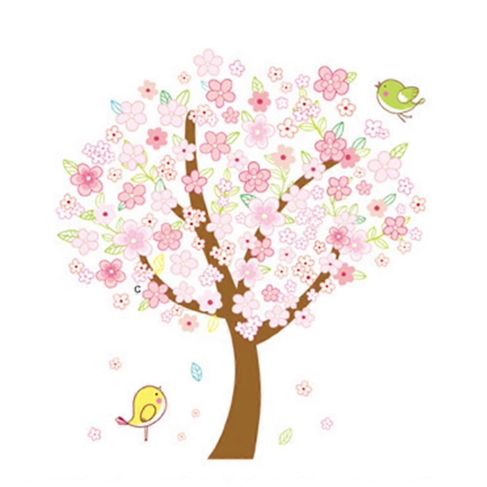 Flower Wallpaper Wall Sticker Removeable Creative