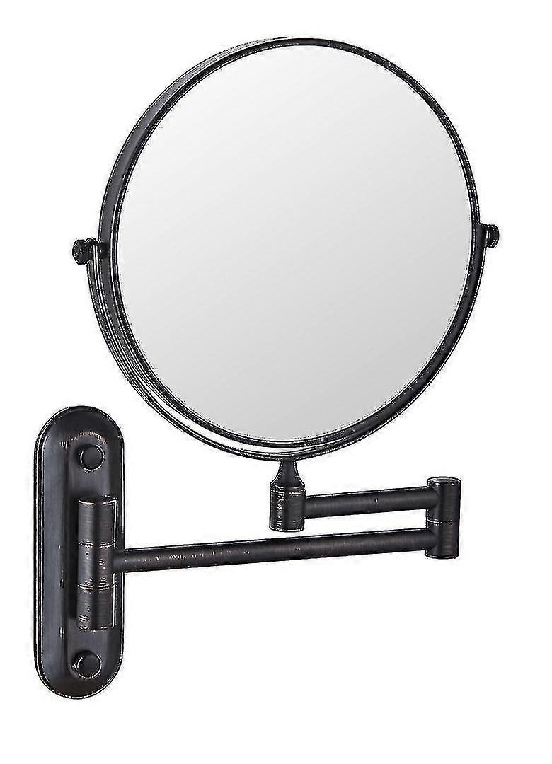 Doppelgesicht 10x Wandspiegel erweiterbar Schwarz 8in 5x