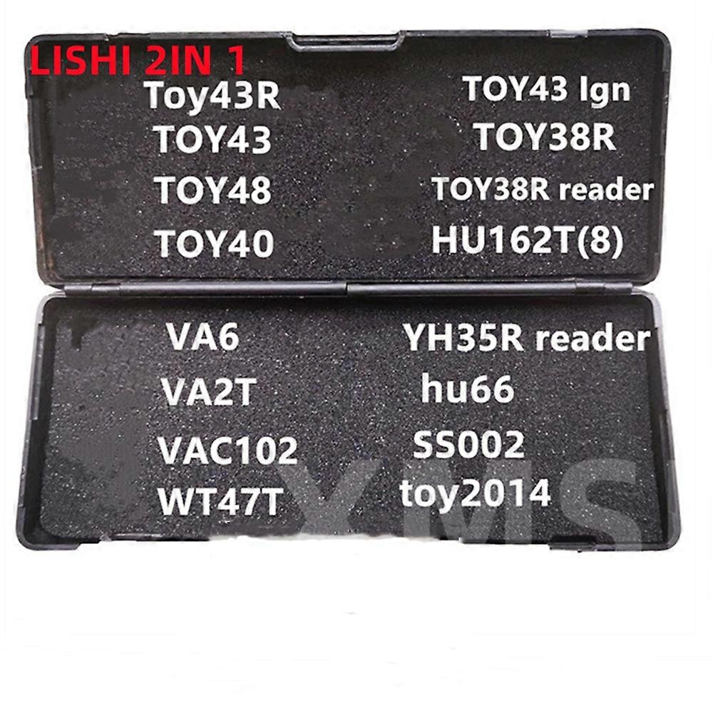 Decoder 2 in 1, slotenmaker gereedschap, lezer toy66 toy2014 toy40 toy48 toy43 toy38r HU162T8 VA6 VA2T VAC102 WT47T YH35R