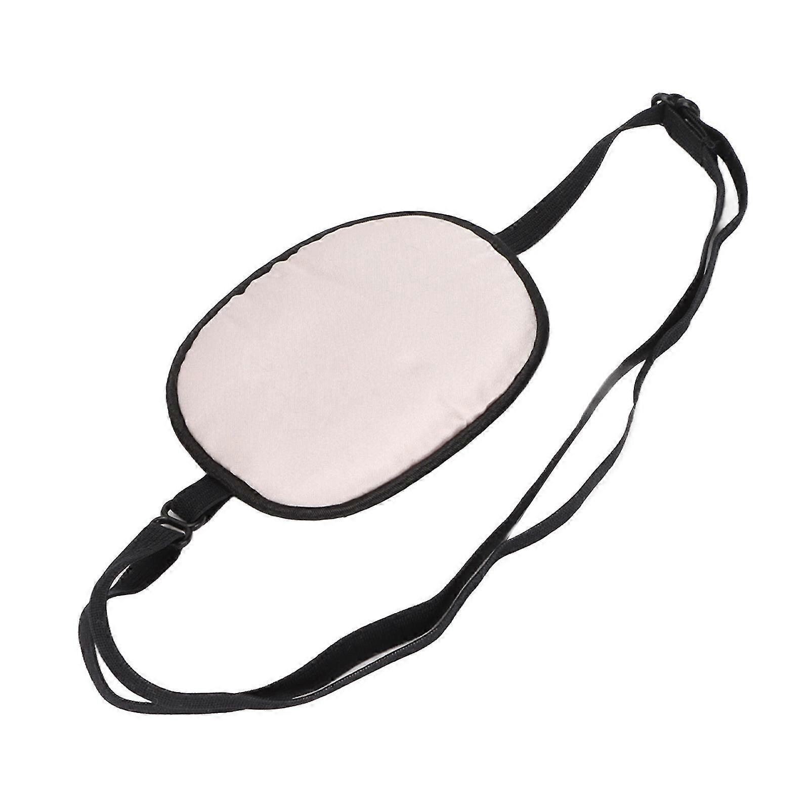 Silk Eye Patches for Strabismus Correction with Adjustable Strap Comfortable Breathable Elastic for Kids Light Pink