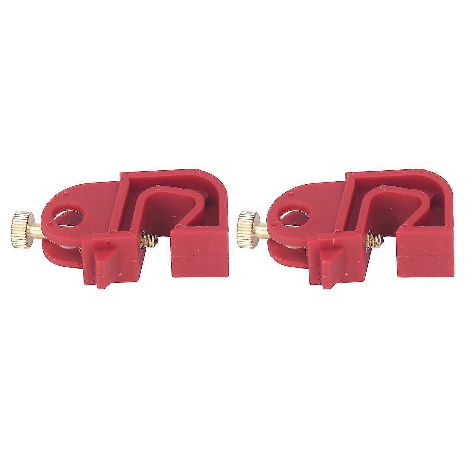 Single Breaker Lockout Device 2Pcs Universal Multifunctional Circuit Tagout for Industrial Power Isolation