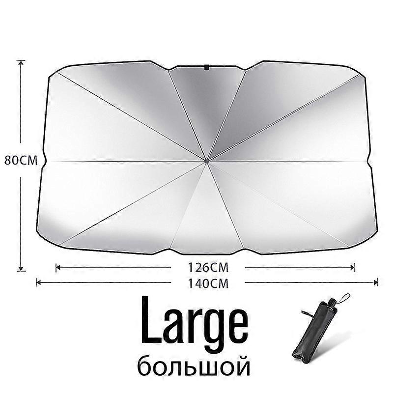 Foldable Car Sunshade Auto Accessories Front Windshield Umbrella Sun Shade Protector Parasol Summer Window Interior Protection