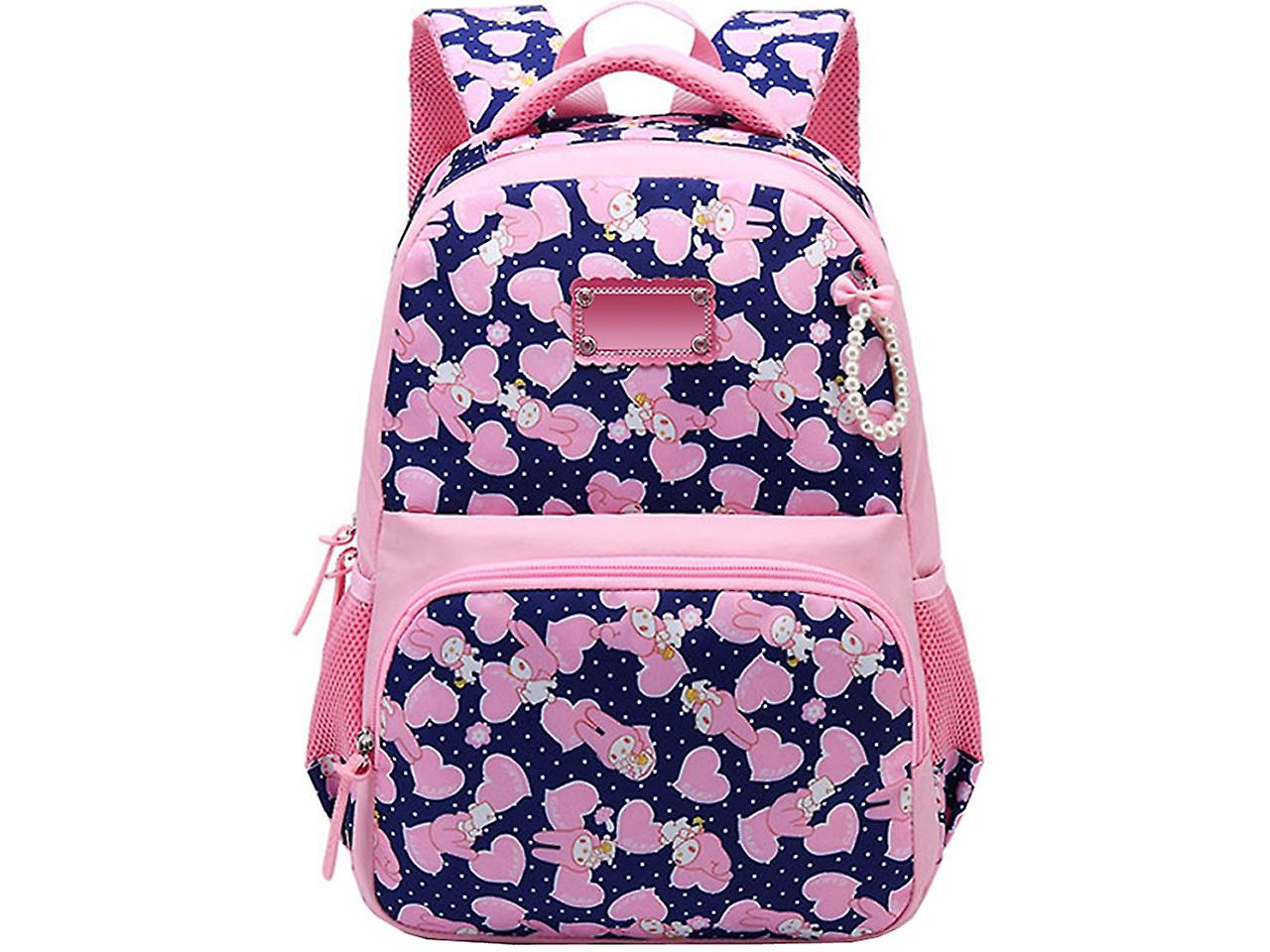 Small Rabbit Print Backpack For School & College Girls