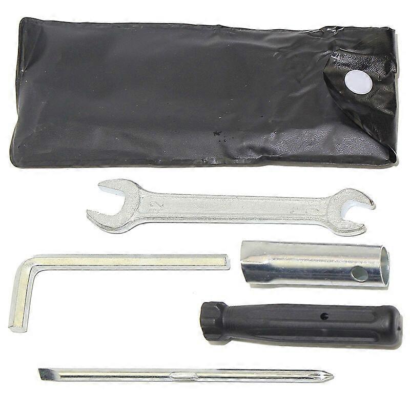 4Pcs Motorcycle Repair Tools Kit Screwdriver Pliers Wrench Spark Plug Socket Set For Universal Scooters Motorcycles Motorcycle Knee & Shin Guards