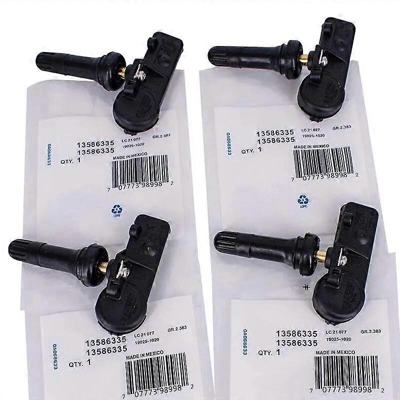 Motor Vehicle Sensors 4pcs 13586335 For GM Tire Pressure Sensor TPMS Chevy Silverado Suburban Tahoe Travers 20923680 22853741 25920615