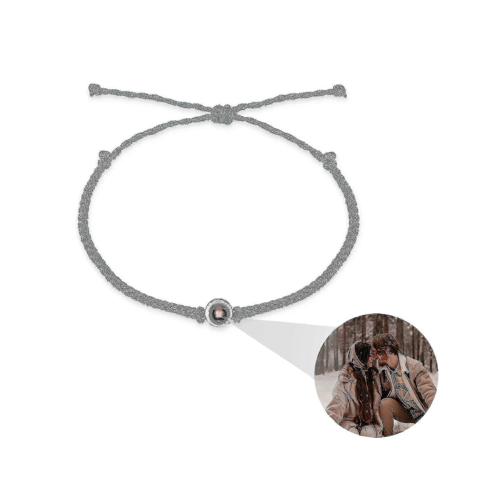 Projection Charm Bracelet Couples Adjustable Braided Rope Bracelets Jinyu