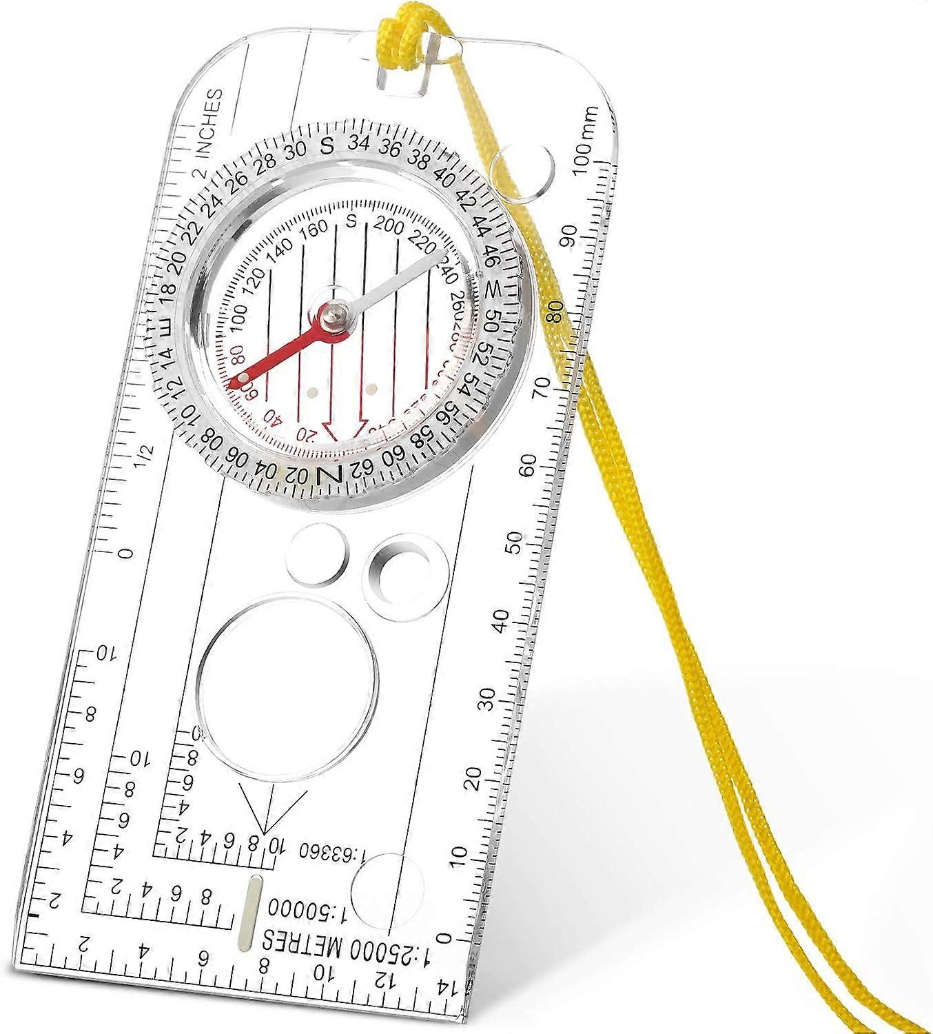 Navigation Compass Scout Compass Directional Compass Lightweight Hiking Compass with Adjustable Decl