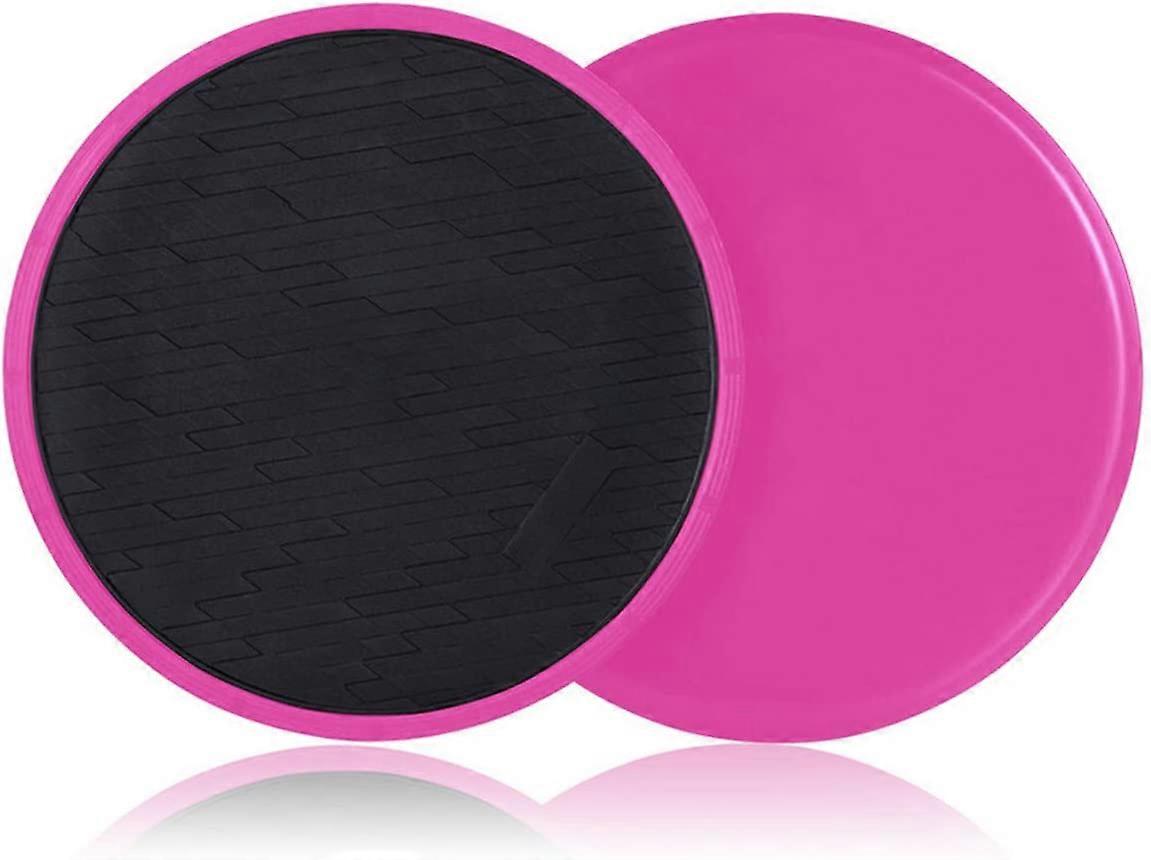 Exercise Sliders for Carpet and Hardwood-Dual Sided Core Sliders for Ab Workouts -Powerful and Portable
