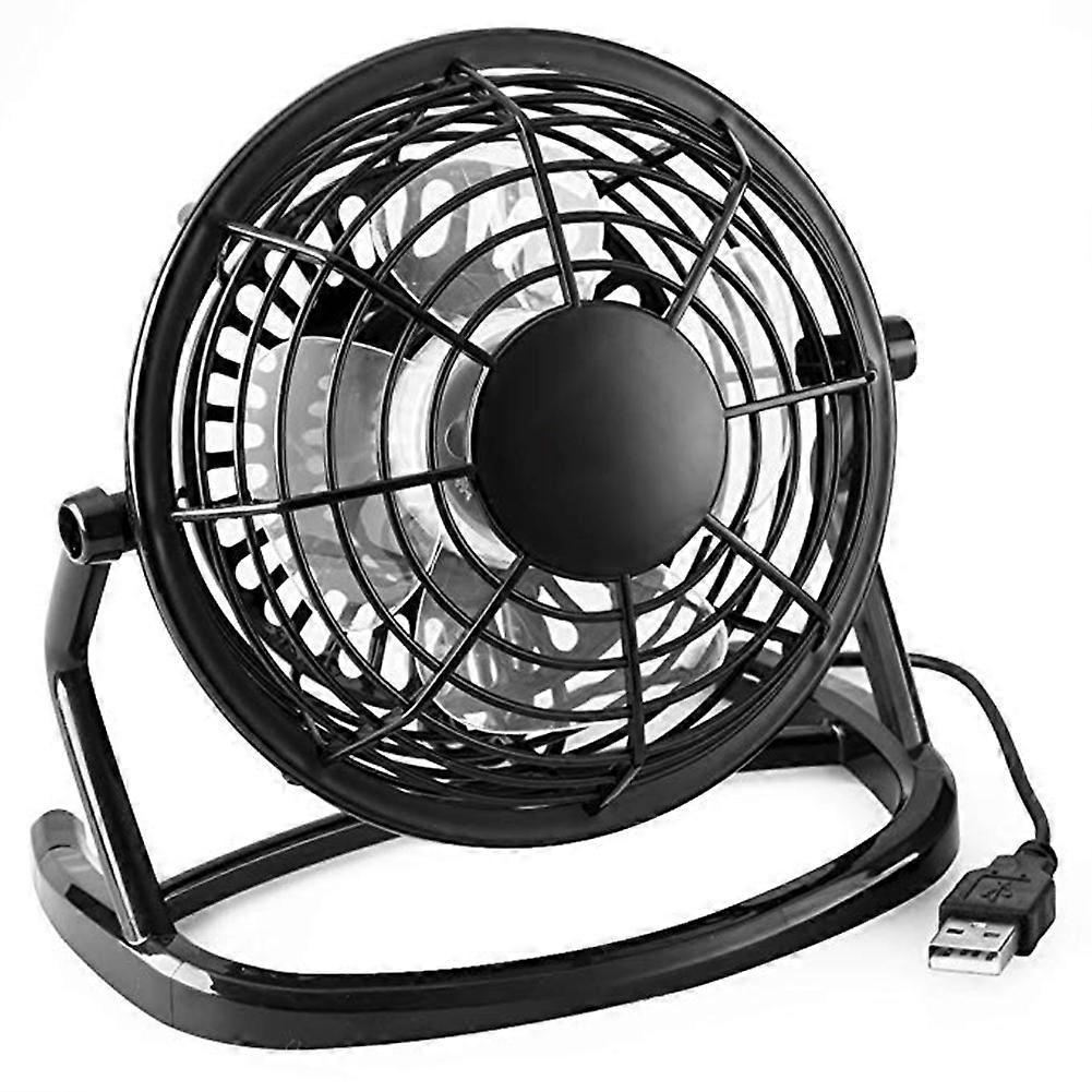 USB Mini Desktop Office Fan 360 Degree Rotatable Computer Laptop Summer Cooler