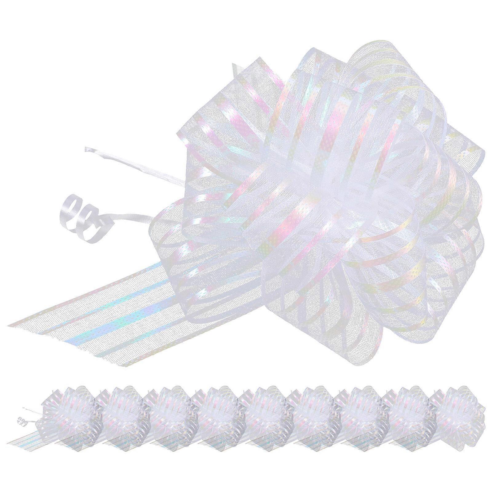 20pcs Gift Bows Delicate Bows for Gift Wrapping Pull Bows Wrapping Pull Bow