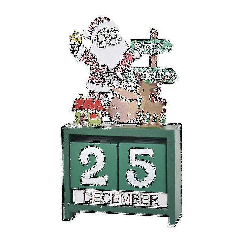 Träkalender ornament julprydnader