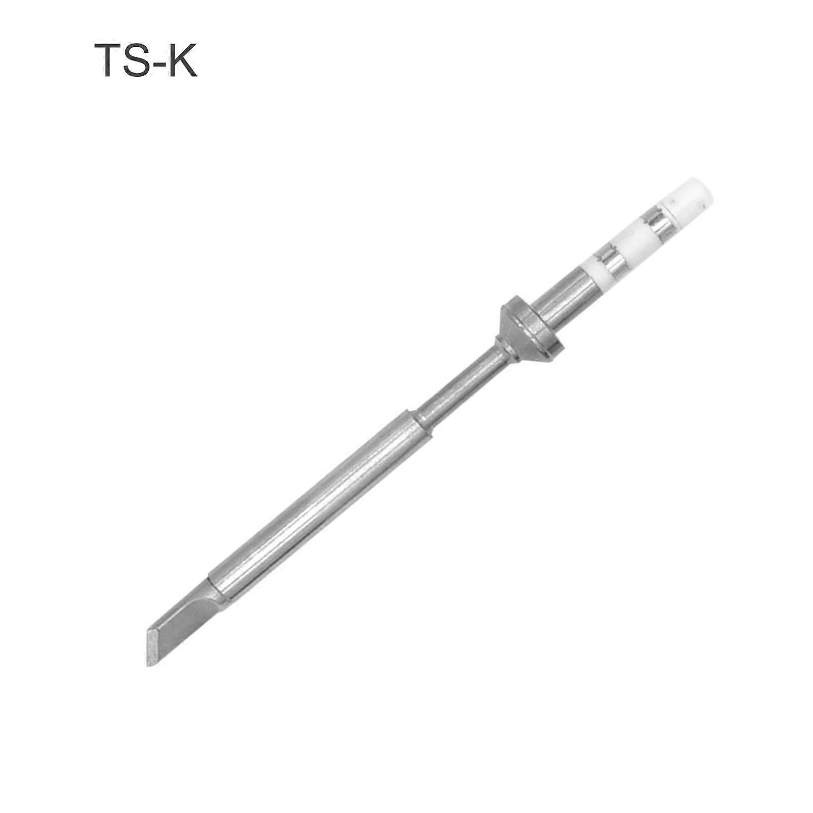 TS K/KU/BC2/C4/D24/B2/I/ILS/C1/JL02 Soldering Iron Tip Internal Heating Fast Heating Copper Unleaded Replacement Soldering Tip for Electronic Producti