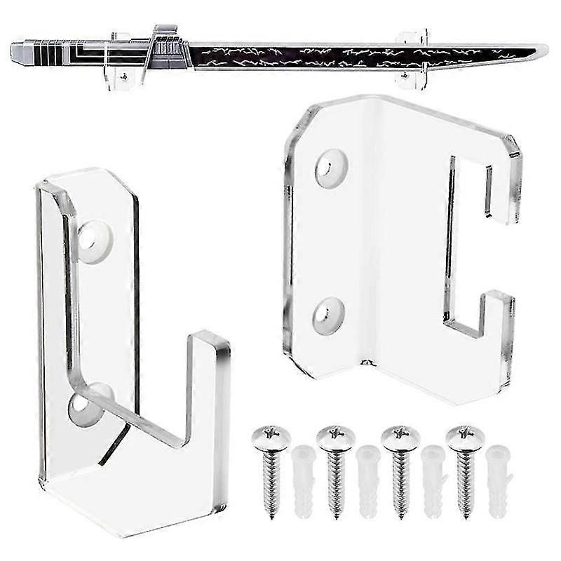 Swords Display Rack Horizontal Swords Wall Mount Clear Acrylic Display Rack Lightsaber Wall Stand Acrylic Swords Wall