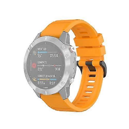 For Garmin Fenix 6 22mm Quick Release Official Texture Wrist Strap Watchband With Plastic Button RYBM