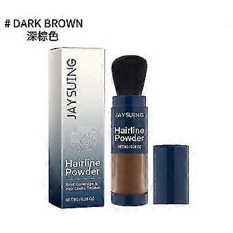 Jaysuing Hair Dense Hair Fiber Powder Thick Hair Fluffy Color Filling Hairline Refreshing Oil Control Powder |   |  Dark Brown 8G |