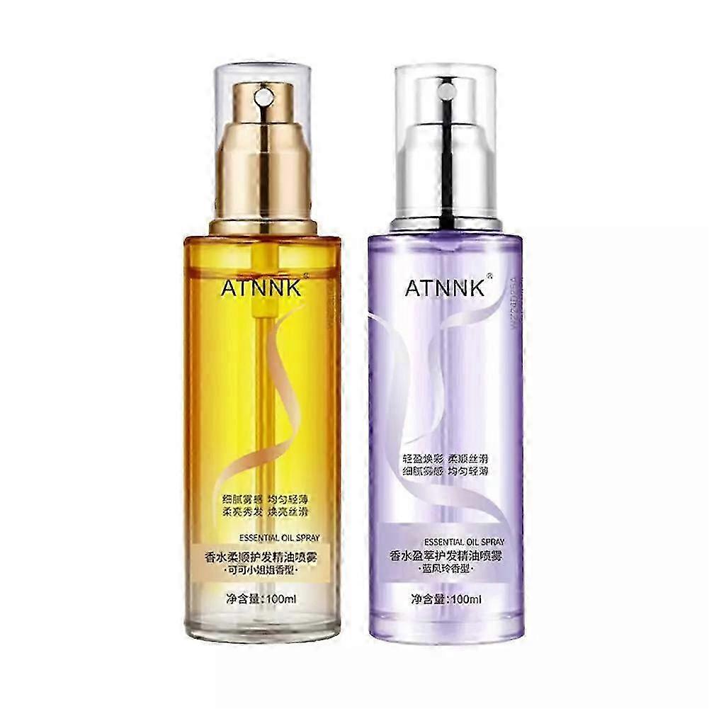 Eterisk olja Utjämnande Konditionering Spray Shine & Smooth Perm & Color Damage Långvarig Doft Flaska Parfym Kvalitet Charmig Doft Förbättra