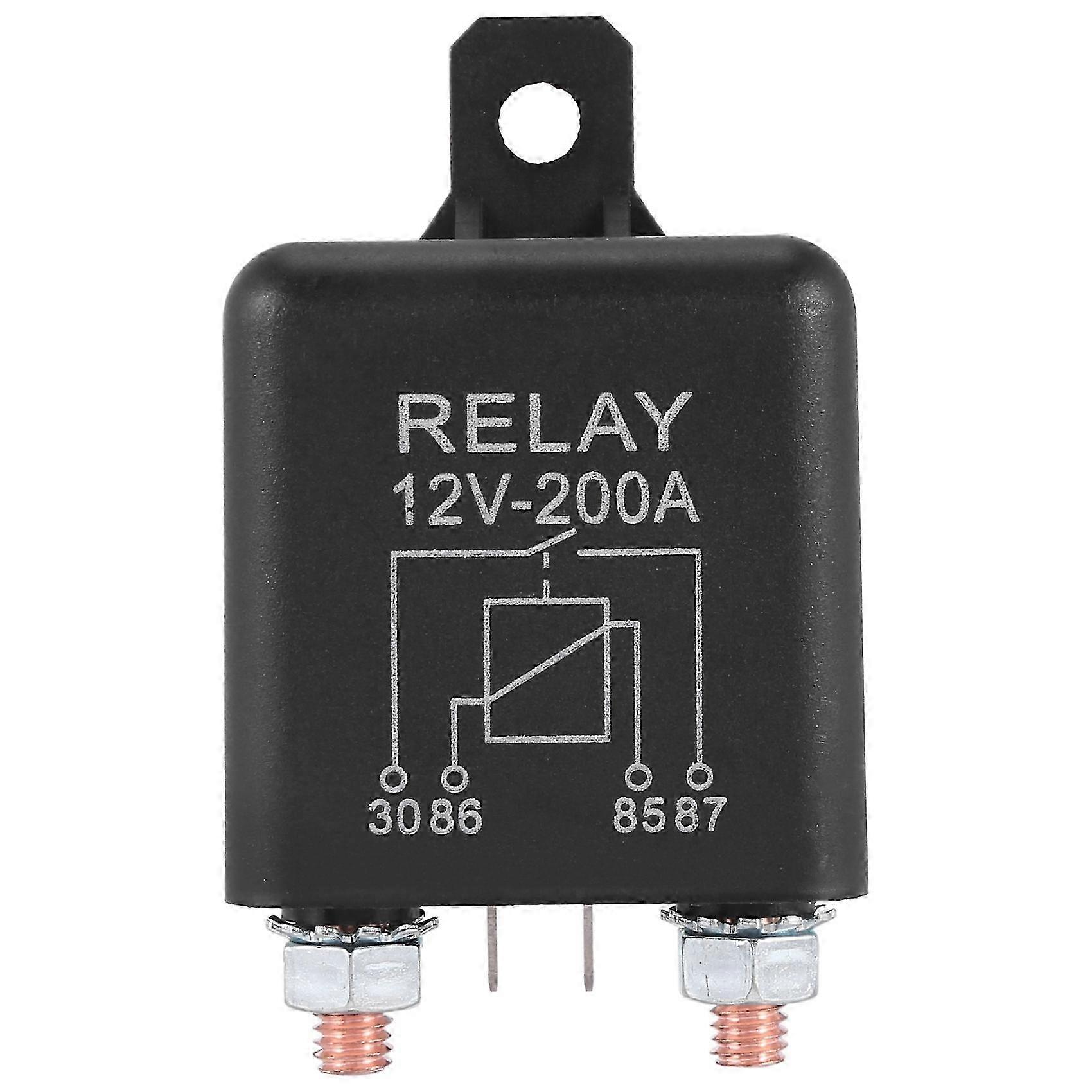 12V 200A Normally Open 4 Pin Relay - Heavy Duty Automotive Marine Split ChargeP20211224597