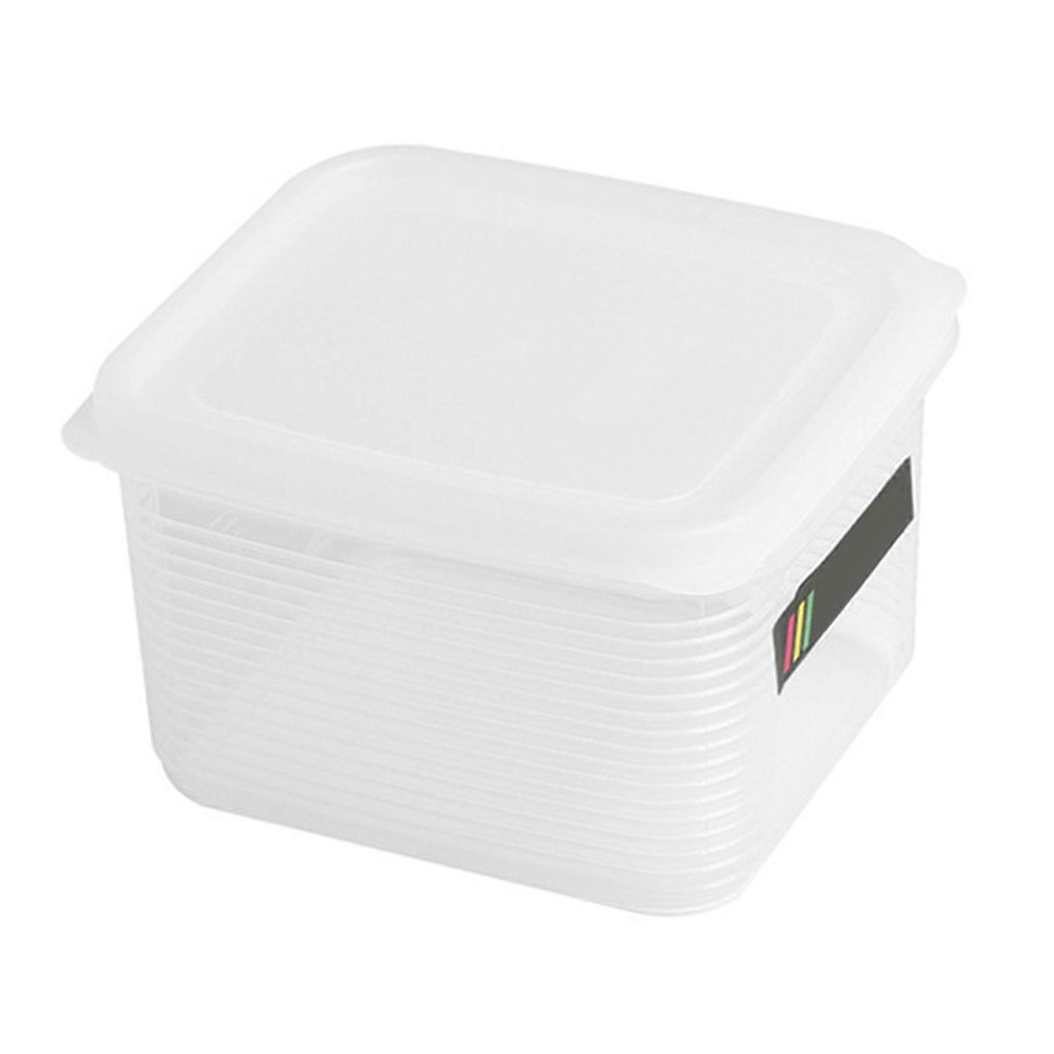 590ML/1.2L/1.8L Refrigerator Storage Box Transparent Vegetable Fruit Preservation Container Box for