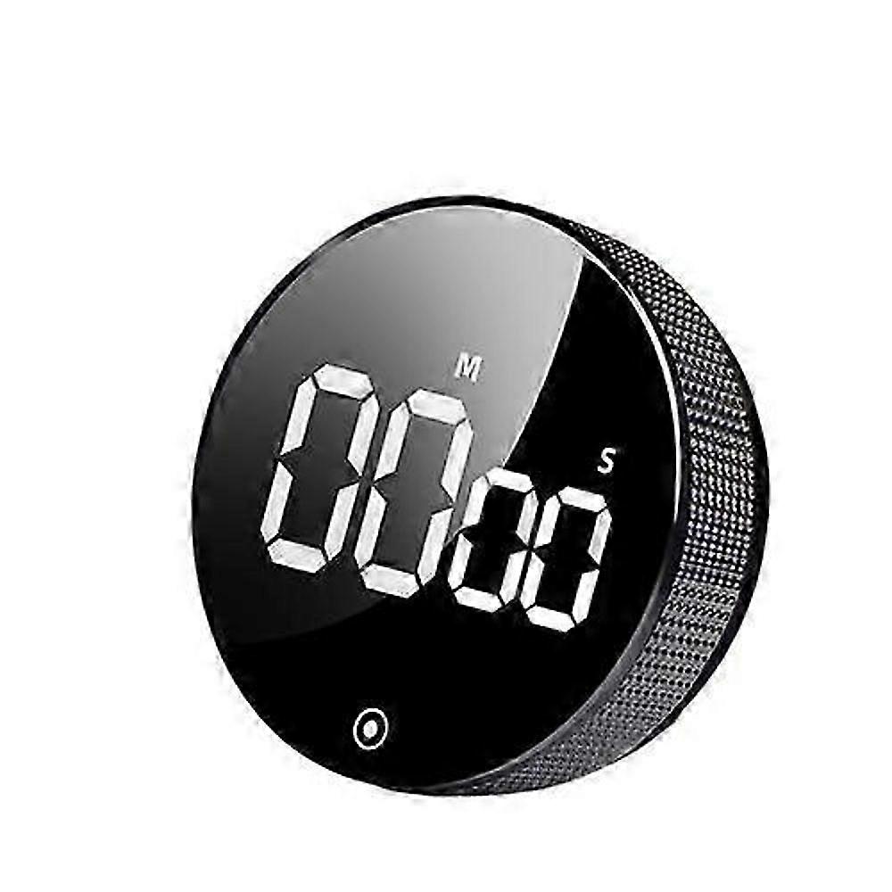 LED Digital Timer Magnetic Kitchen Timer Manual Countdown Alarm Clock Mechanical Cooking Timer Cooking Shower Study Stopwatch