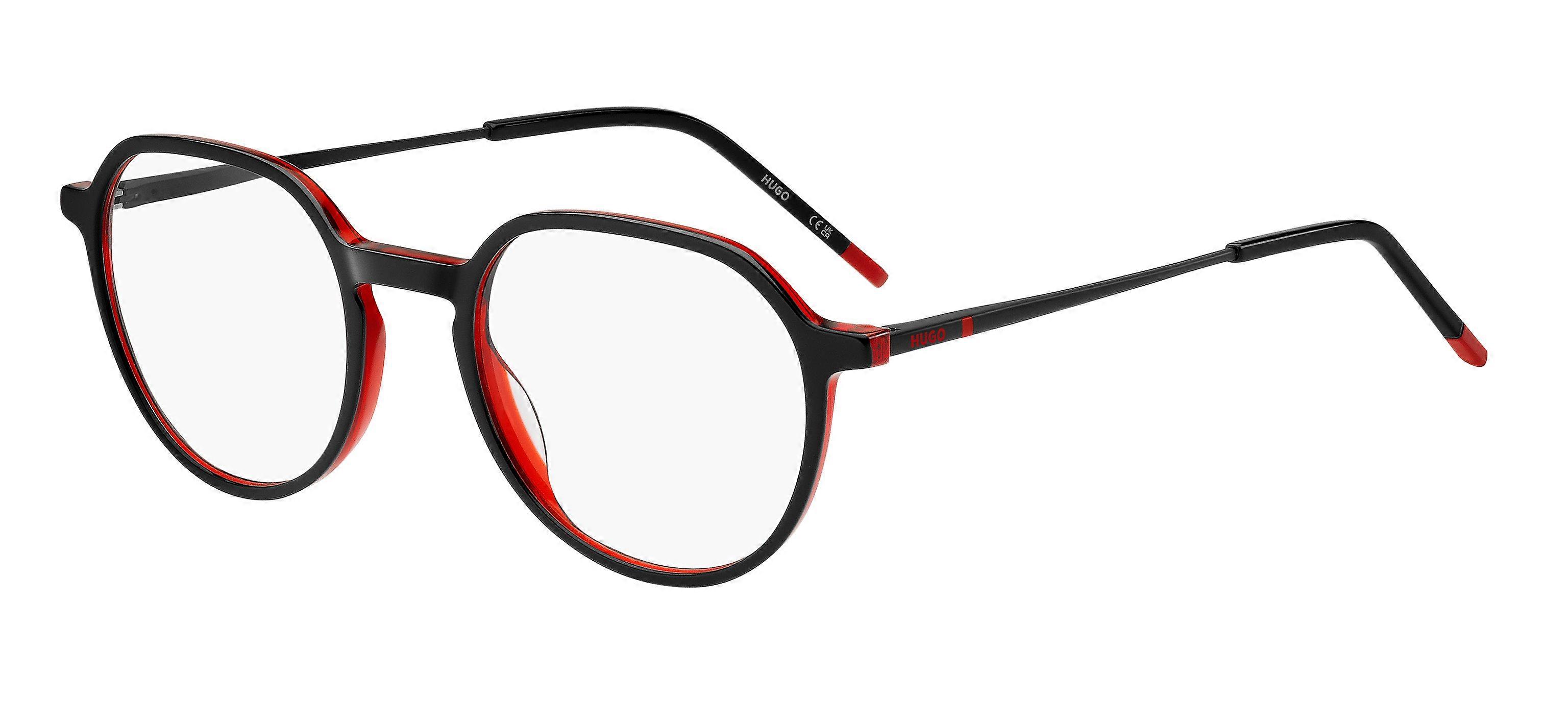 Eyewear Frames HUGO HG 1320 OIT BLACK RED 50/20/145 MAN