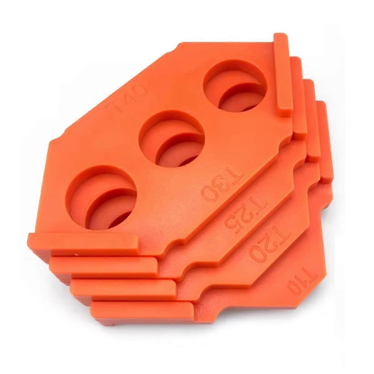 4pcs Arc Template Trimming Machine Engraving Machine Round Corner Template T Gauge Electric Wood Milling Tools