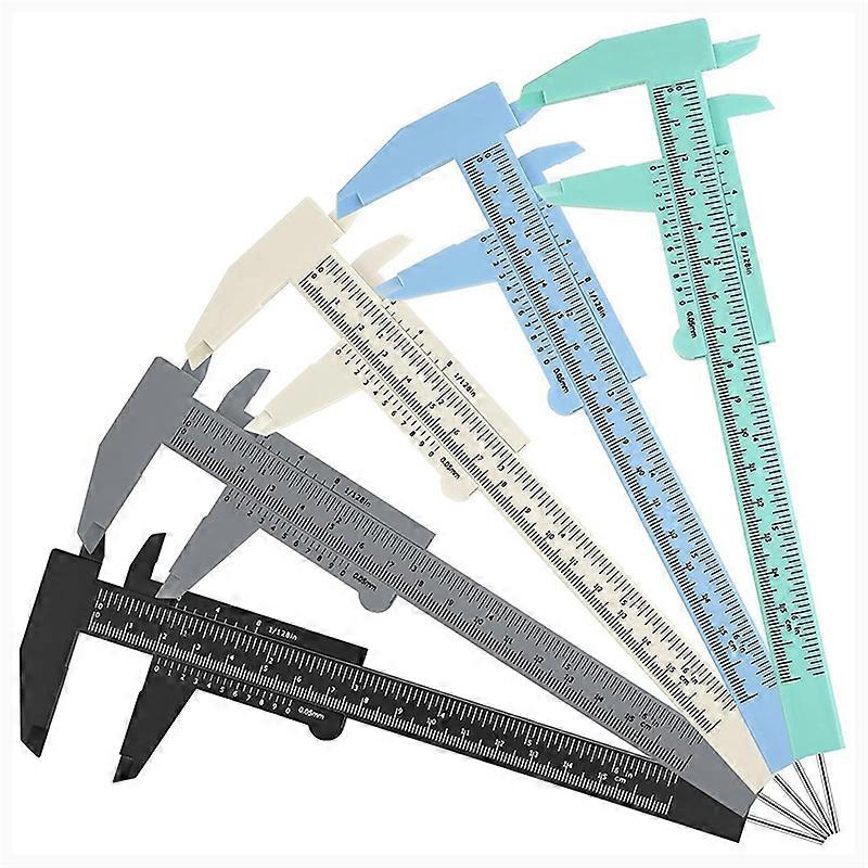 Eyebrow Measuring Ruler Brow Mapping Ruler Tool Mini Vernier Caliper Double Scale Ruler for Student