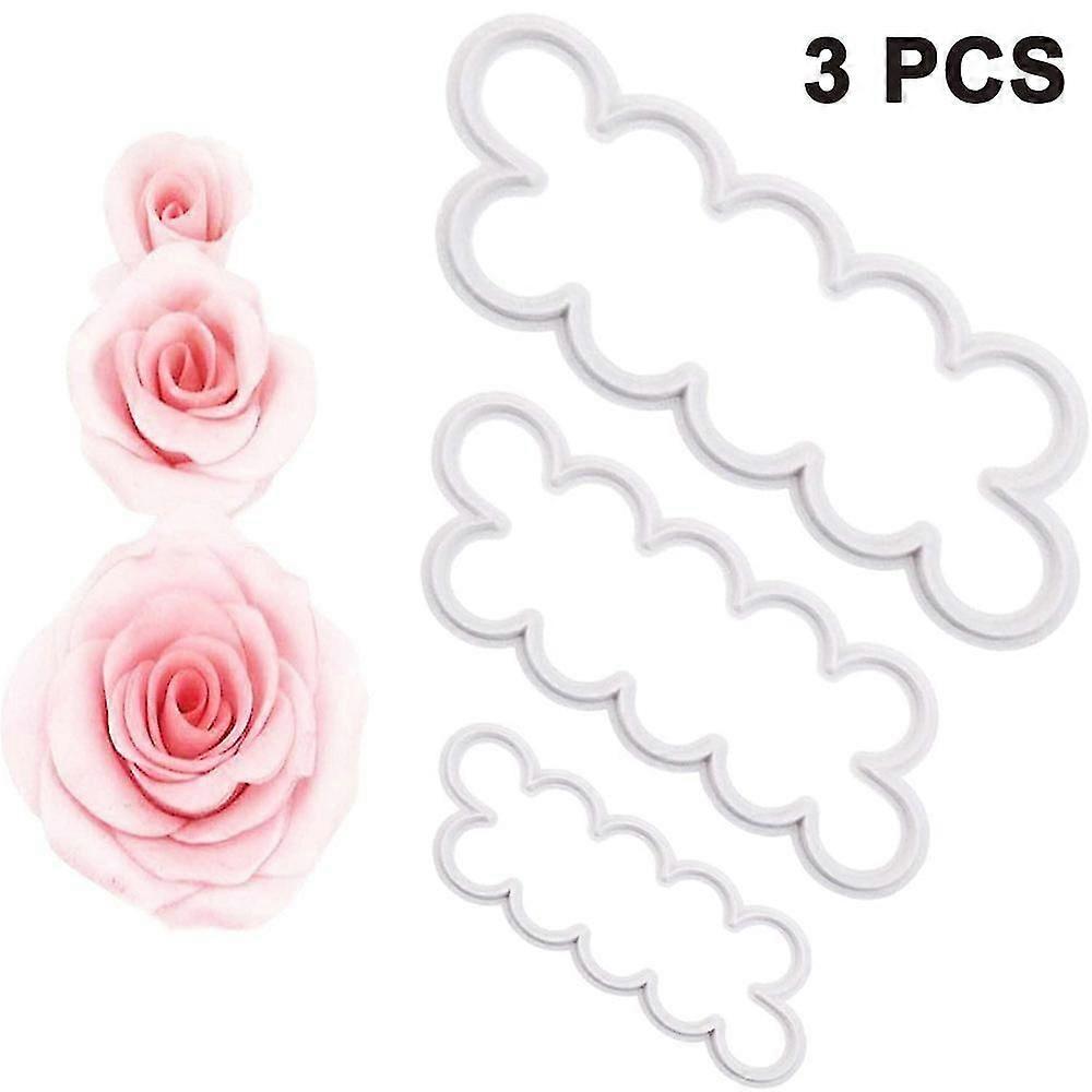 3d Rose Flower Ever Cutter Fondant Mold Cake Decorating Maker