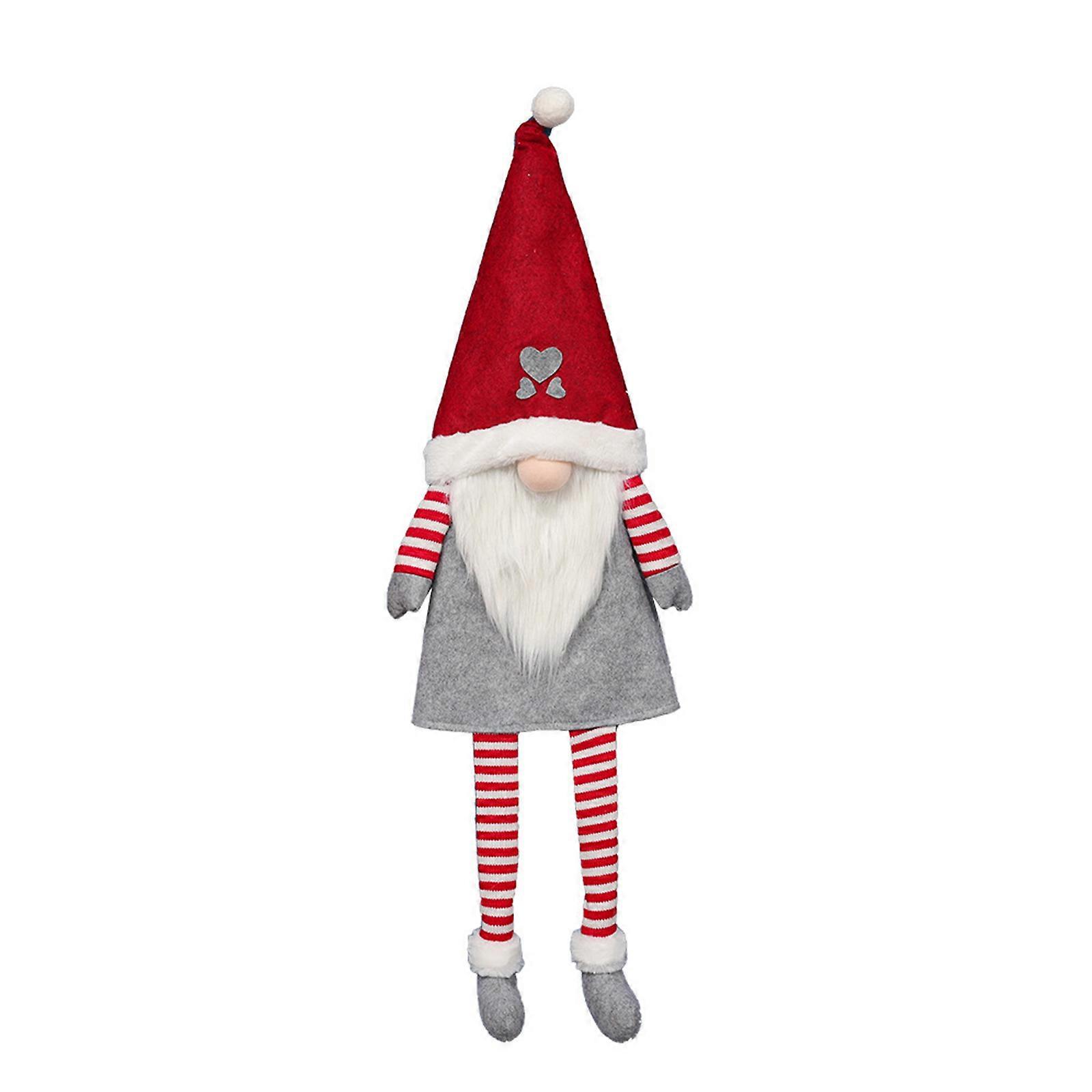 Harvest Rudolfs Dolls Plush Fall Rudolfs Tomte Swedish Nisse Scandinavian Decor Plush for Doll Handmade (Tree Topper) Gi Red