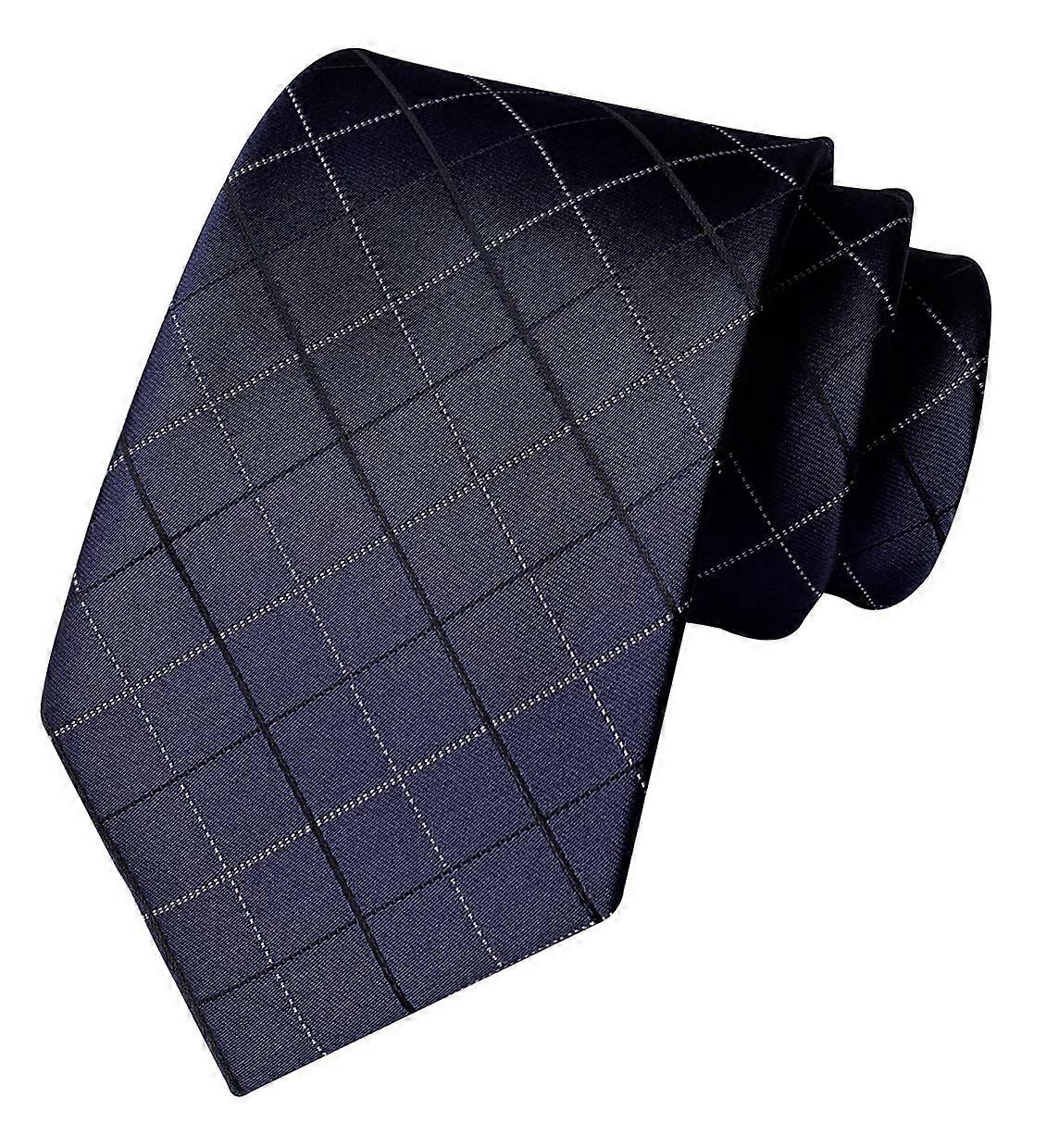 Gingham Check Stripe Pattern Business Formal Designer Ties for Men