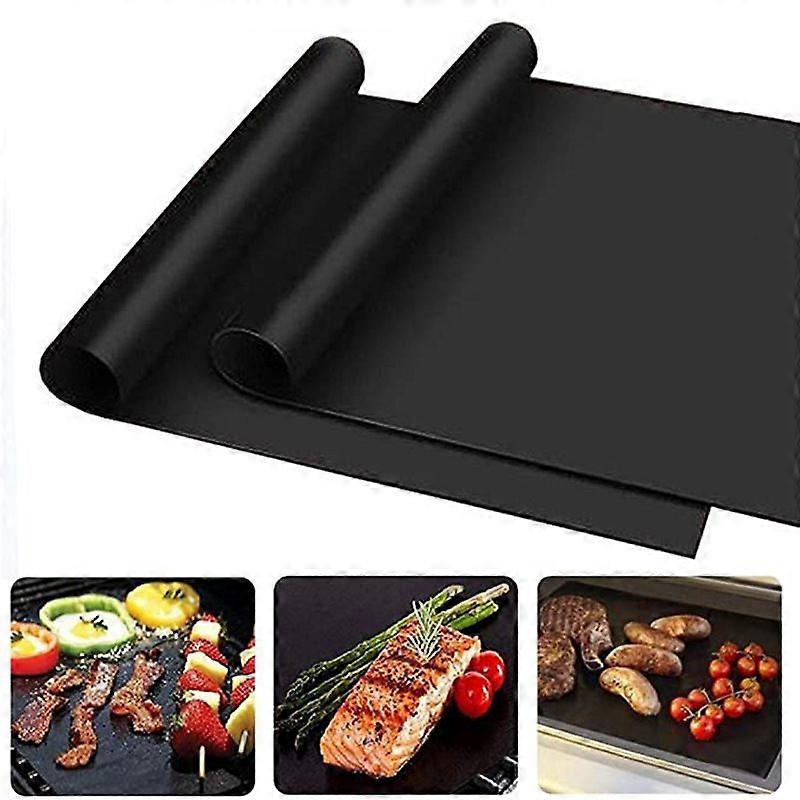 2pc, Oven Mat, Oven Liner For Bottom Of Oven, On-stick Reusable Oven Mat