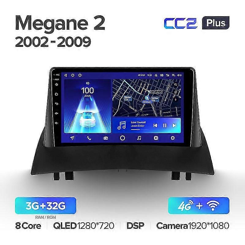 Cc2l Cc2 Plus For  Megane 2 2002 - 2009 Car Radio Multimedia Video Player Navigation Gps Android No 2din 2 Din Dvd