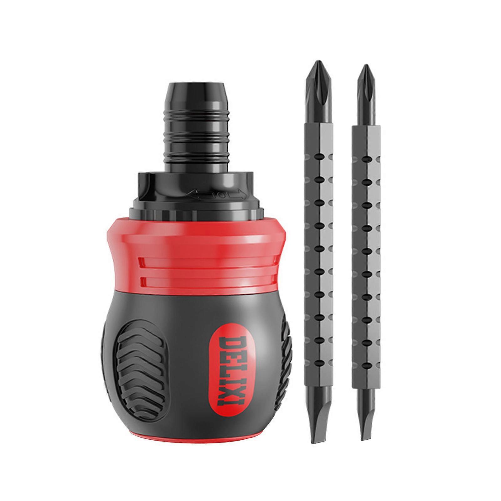Multifunctional Mini Ratcheting Screwdriver Set Steel Bits Magnetic Screwdriver Drill Bit Telescopic Screwdriver