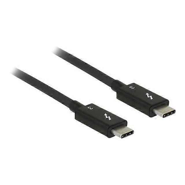 Thunderbolt USB-C (M) to USB-C (M) cable 20 V 5 A 50 cm - DELOCK - 4K support - Triple shielded